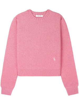 Embroidered-logo cashmere jumper, Sporty & Rich Embroidered-logo cashmere jumper
Embroidered-logo cashmere jumper, Sporty & Rich Embroidered-logo cashmere jumper