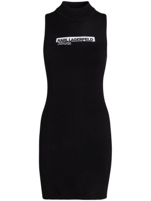 Logo-embroidered knitted dress, Karl Lagerfeld Jeans Logo-embroidered knitted dress
Logo-embroidered knitted dress, Karl Lagerfeld Jeans Logo-embroidered knitted dress
