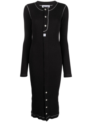 Contrast-stitching ribbed-knit dress, MOSCHINO JEANS Contrast-stitching ribbed-knit dress
Contrast-stitching ribbed-knit dress, MOSCHINO JEANS Contrast-stitching ribbed-knit dress