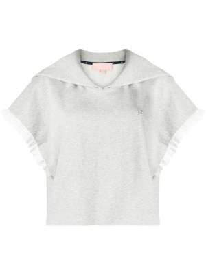 Embroidered-logo lace-trim top, BAPY BY *A BATHING APE® Embroidered-logo lace-trim top
Embroidered-logo lace-trim top, BAPY BY *A BATHING APE® Embroidered-logo lace-trim top