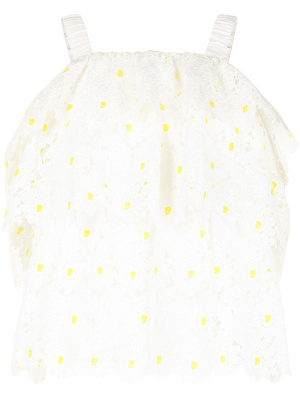 Embroidered cold-shoulder floral blouse, BAPY BY *A BATHING APE® Embroidered cold-shoulder floral blouse
Embroidered cold-shoulder floral blouse, BAPY BY *A BATHING APE® Embroidered cold-shoulder floral blouse