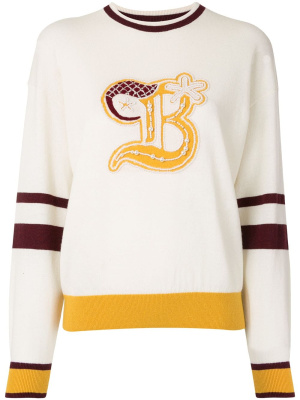 Colour-block embroidered jumper, BAPY BY *A BATHING APE® Colour-block embroidered jumper
Colour-block embroidered jumper, BAPY BY *A BATHING APE® Colour-block embroidered jumper