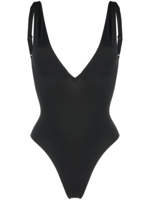 V-neck logo-print bodysuit, Reebok x Victoria Beckham V-neck logo-print bodysuit
V-neck logo-print bodysuit, Reebok x Victoria Beckham V-neck logo-print bodysuit