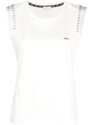 Crystal-embellished logo-plaque top, LIU JO Crystal-embellished logo-plaque top
Crystal-embellished logo-plaque top, LIU JO Crystal-embellished logo-plaque top