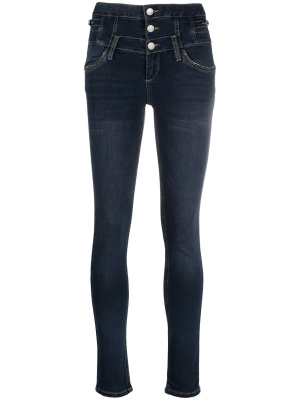 Skinny jeans with triple button front, LIU JO Skinny jeans with triple button front
Skinny jeans with triple button front, LIU JO Skinny jeans with triple button front