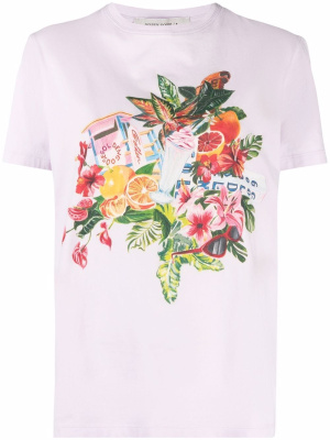 Floral-print short-sleeved T-shirt, Golden Goose Floral-print short-sleeved T-shirt
Floral-print short-sleeved T-shirt, Golden Goose Floral-print short-sleeved T-shirt