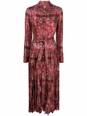 Collection paisley-print shirt dress, Golden Goose Collection paisley-print shirt dress
Collection paisley-print shirt dress, Golden Goose Collection paisley-print shirt dress