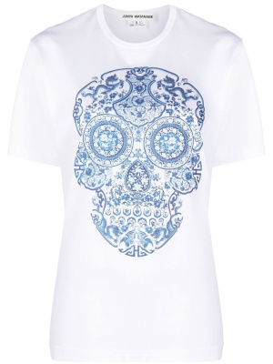 

Skull print crew-neck T-shirt, Junya Watanabe Skull print crew-neck T-shirt