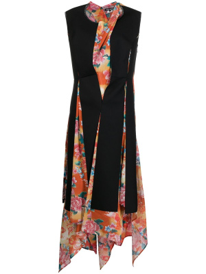 Panelled floral-print midi dress, Junya Watanabe Panelled floral-print midi dress
Panelled floral-print midi dress, Junya Watanabe Panelled floral-print midi dress