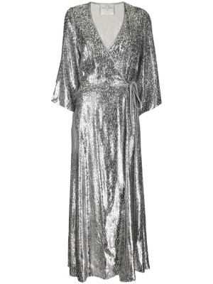 Metallic leopard-print wrap dress, Forte Forte Metallic leopard-print wrap dress
Metallic leopard-print wrap dress, Forte Forte Metallic leopard-print wrap dress