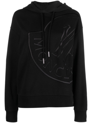 Logo-embroidered cotton-blend hoodie, Moncler Logo-embroidered cotton-blend hoodie
Logo-embroidered cotton-blend hoodie, Moncler Logo-embroidered cotton-blend hoodie