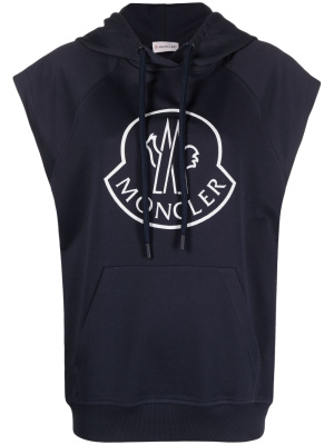 Logo-print sleeveless cotton hoodie, Moncler Logo-print sleeveless cotton hoodie
Logo-print sleeveless cotton hoodie, Moncler Logo-print sleeveless cotton hoodie