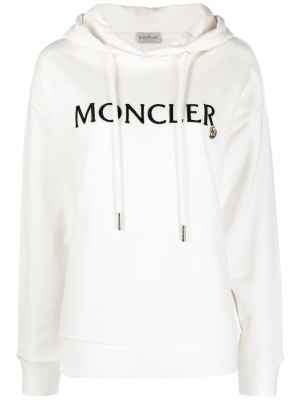 Logo-embroidered drawstring cotton hoodie, Moncler Logo-embroidered drawstring cotton hoodie
Logo-embroidered drawstring cotton hoodie, Moncler Logo-embroidered drawstring cotton hoodie