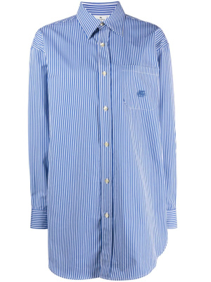 Striped logo-embroidered cotton shirt, ETRO Striped logo-embroidered cotton shirt
Striped logo-embroidered cotton shirt, ETRO Striped logo-embroidered cotton shirt