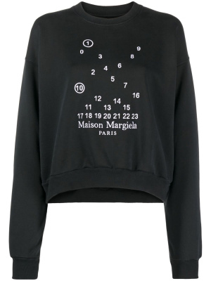 Numbers-logo cotton sweatshirt, Maison Margiela Numbers-logo cotton sweatshirt
Numbers-logo cotton sweatshirt, Maison Margiela Numbers-logo cotton sweatshirt
