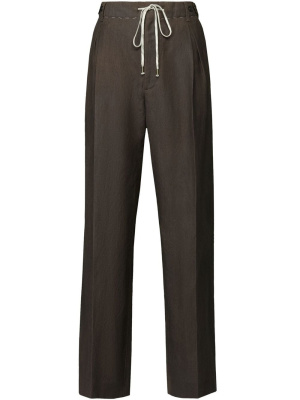 Drawstring-fastening wide-leg trousers, Maison Margiela Drawstring-fastening wide-leg trousers
Drawstring-fastening wide-leg trousers, Maison Margiela Drawstring-fastening wide-leg trousers
