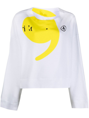 Apostrophe logo-print sweatshirt, Maison Margiela Apostrophe logo-print sweatshirt
Apostrophe logo-print sweatshirt, Maison Margiela Apostrophe logo-print sweatshirt