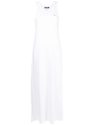 Logo-embroidered sleeveless dress, Raf Simons Logo-embroidered sleeveless dress
Logo-embroidered sleeveless dress, Raf Simons Logo-embroidered sleeveless dress
