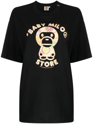 Logo-print cotton T-shirt, *BABY MILO® STORE BY *A BATHING APE® Logo-print cotton T-shirt
Logo-print cotton T-shirt, *BABY MILO® STORE BY *A BATHING APE® Logo-print cotton T-shirt