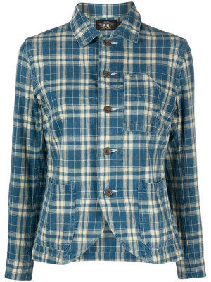 

Mabel plaid check-pattern shirt, Ralph Lauren RRL Mabel plaid check-pattern shirt