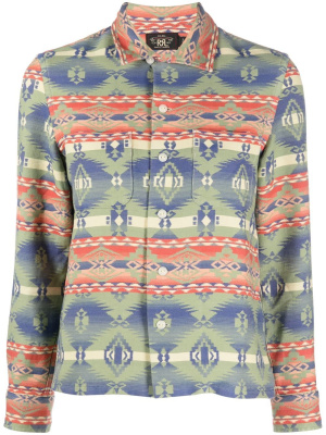 Ruby abstract-print long-sleeve shirt, Ralph Lauren RRL Ruby abstract-print long-sleeve shirt
Ruby abstract-print long-sleeve shirt, Ralph Lauren RRL Ruby abstract-print long-sleeve shirt