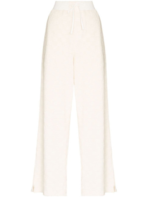 Monogram-pattern terrycloth wide-leg trousers, AMBUSH Monogram-pattern terrycloth wide-leg trousers
Monogram-pattern terrycloth wide-leg trousers, AMBUSH Monogram-pattern terrycloth wide-leg trousers