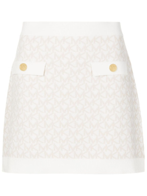 Monogram-jacquard mini skirt, Michael Michael Kors Monogram-jacquard mini skirt
Monogram-jacquard mini skirt, Michael Michael Kors Monogram-jacquard mini skirt