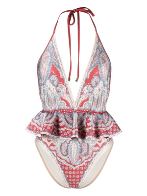 Vitali paisley-print ruffled swimsuit, ZIMMERMANN Vitali paisley-print ruffled swimsuit
Vitali paisley-print ruffled swimsuit, ZIMMERMANN Vitali paisley-print ruffled swimsuit