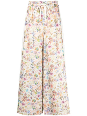 Graphic-print straight-leg trousers, ZIMMERMANN Graphic-print straight-leg trousers
Graphic-print straight-leg trousers, ZIMMERMANN Graphic-print straight-leg trousers