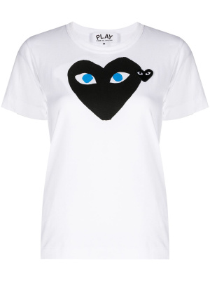 Double-heart cotton T-shirt, Comme Des Garçons Play Double-heart cotton T-shirt
Double-heart cotton T-shirt, Comme Des Garçons Play Double-heart cotton T-shirt