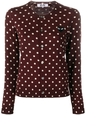 Heart patch polka dot cardigan, Comme Des Garçons Play Heart patch polka dot cardigan
Heart patch polka dot cardigan, Comme Des Garçons Play Heart patch polka dot cardigan