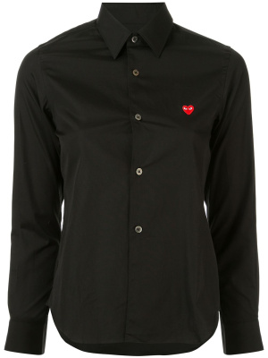 Logo embroidered plain shirt, Comme Des Garçons Play Logo embroidered plain shirt
Logo embroidered plain shirt, Comme Des Garçons Play Logo embroidered plain shirt