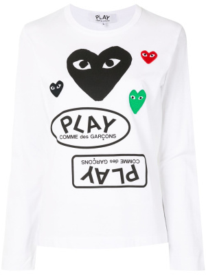 Logo print long sleeve t-shirt, Comme Des Garçons Play Logo print long sleeve t-shirt
Logo print long sleeve t-shirt, Comme Des Garçons Play Logo print long sleeve t-shirt