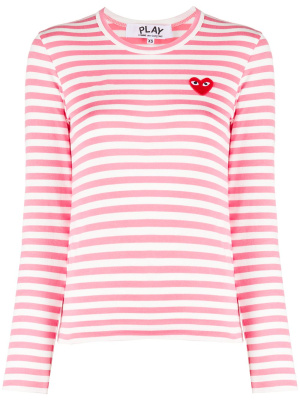 Striped cotton sweatshirt, Comme Des Garçons Play Striped cotton sweatshirt
Striped cotton sweatshirt, Comme Des Garçons Play Striped cotton sweatshirt