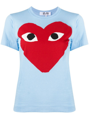 Heart-print crew neck T-shirt, Comme Des Garçons Play Heart-print crew neck T-shirt
Heart-print crew neck T-shirt, Comme Des Garçons Play Heart-print crew neck T-shirt