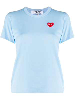 Heart logo embroidered T-shirt, Comme Des Garçons Play Heart logo embroidered T-shirt
Heart logo embroidered T-shirt, Comme Des Garçons Play Heart logo embroidered T-shirt