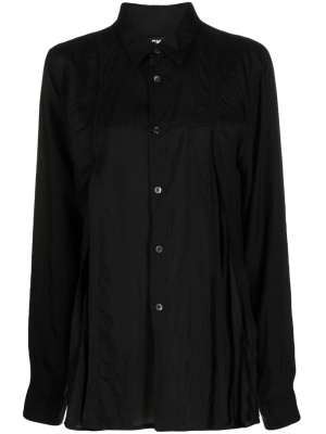 Pleat-detail long-sleeve taffeta shirt, Black Comme Des Garçons Pleat-detail long-sleeve taffeta shirt
Pleat-detail long-sleeve taffeta shirt, Black Comme Des Garçons Pleat-detail long-sleeve taffeta shirt