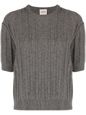 Esmeralda ribbed-knit cashmere top, KHAITE Esmeralda ribbed-knit cashmere top
Esmeralda ribbed-knit cashmere top, KHAITE Esmeralda ribbed-knit cashmere top