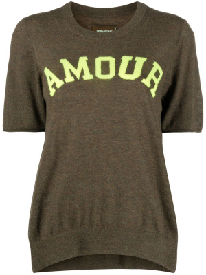 Cashmere slogan-jacquard knit top, Zadig&Voltaire Cashmere slogan-jacquard knit top
Cashmere slogan-jacquard knit top, Zadig&Voltaire Cashmere slogan-jacquard knit top