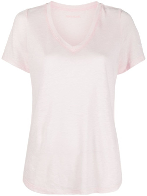 Atia Wings logo-print linen T-shirt, Zadig&Voltaire Atia Wings logo-print linen T-shirt
Atia Wings logo-print linen T-shirt, Zadig&Voltaire Atia Wings logo-print linen T-shirt