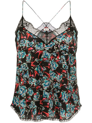 Christy floral-print silk camisole, Zadig&Voltaire Christy floral-print silk camisole
Christy floral-print silk camisole, Zadig&Voltaire Christy floral-print silk camisole