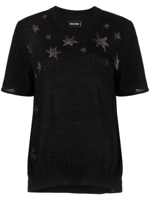 Ida Stars rhinestone-embellished knitted top, Zadig&Voltaire Ida Stars rhinestone-embellished knitted top
Ida Stars rhinestone-embellished knitted top, Zadig&Voltaire Ida Stars rhinestone-embellished knitted top
