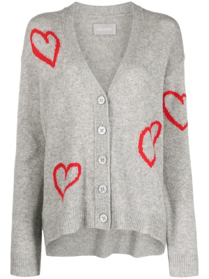 Heart-jacquard cashmere cardigan, Zadig&Voltaire Heart-jacquard cashmere cardigan
Heart-jacquard cashmere cardigan, Zadig&Voltaire Heart-jacquard cashmere cardigan