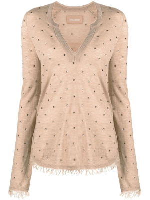Crystal-embellished cashmere knit top, Zadig&Voltaire Crystal-embellished cashmere knit top
Crystal-embellished cashmere knit top, Zadig&Voltaire Crystal-embellished cashmere knit top