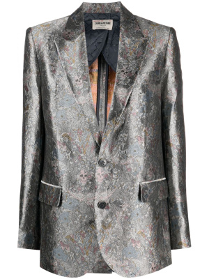 Floral jacquard single-breasted blazer, Zadig&Voltaire Floral jacquard single-breasted blazer
Floral jacquard single-breasted blazer, Zadig&Voltaire Floral jacquard single-breasted blazer
