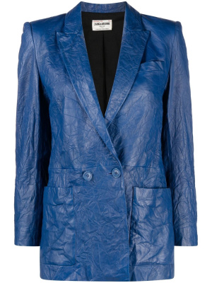 Double-breasted leather blazer, Zadig&Voltaire Double-breasted leather blazer
Double-breasted leather blazer, Zadig&Voltaire Double-breasted leather blazer