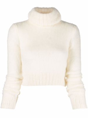 Turtleneck ribbed detail jumper, Saint Laurent Turtleneck ribbed detail jumper
Turtleneck ribbed detail jumper, Saint Laurent Turtleneck ribbed detail jumper