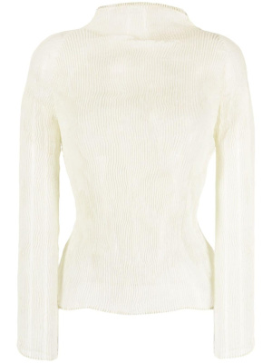 Chiffon Twist 3 long-sleeves top, Issey Miyake Chiffon Twist 3 long-sleeves top
Chiffon Twist 3 long-sleeves top, Issey Miyake Chiffon Twist 3 long-sleeves top