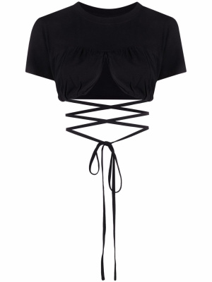 Le T-shirt Baci tie-strap crop top, Jacquemus Le T-shirt Baci tie-strap crop top
Le T-shirt Baci tie-strap crop top, Jacquemus Le T-shirt Baci tie-strap crop top
