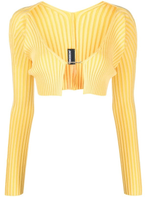 Pralù logo-plaque cropped cardigan, Jacquemus Pralù logo-plaque cropped cardigan
Pralù logo-plaque cropped cardigan, Jacquemus Pralù logo-plaque cropped cardigan